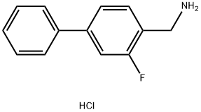 (3-氟-[1,1'-联苯基]-4-基)甲胺盐酸盐 结构式