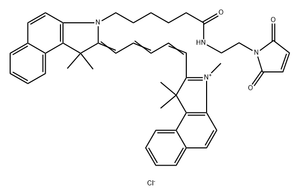 CY5.5-马来酰亚胺 结构式