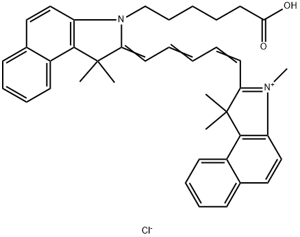 CY5.5羧酸 结构式