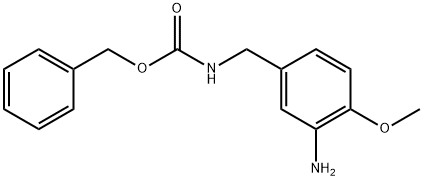 (3-Amino-4-methoxy-benzyl)-carbamic acid benzyl ester 结构式