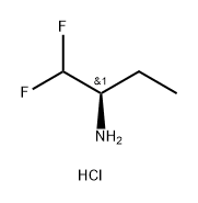 1,1-二氟-2-丁胺盐酸盐(1:1),(2R) 结构式