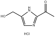 1-(5-(羟甲基)-1H-咪唑-2-基)乙-1-酮(盐酸盐) 结构式