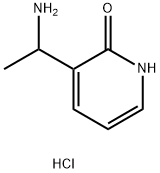 3-(1-氨基乙基)吡啶-2-酮盐酸盐 结构式