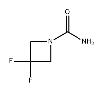 3,3-Difluoro-azetidine-1-carboxylic acid amide 结构式