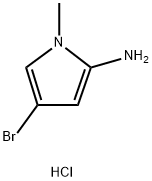 4-溴-1-甲基-1H-吡咯-2-胺盐酸盐 结构式