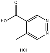 5-甲基哒嗪-4-羧酸(盐酸盐) 结构式