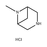 6-Methyl-3,6-diazabicyclo[3.1.1]heptane Hydrochloride 结构式