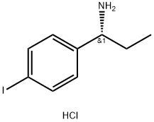 (R)-1-(4-碘苯基)丙-1-胺盐酸盐 结构式