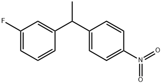 1-fluoro-3-(1-(4-nitrophenyl)ethyl)benzene 结构式