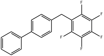 4-((perfluorophenyl)methyl)-1,1'-biphenyl 结构式