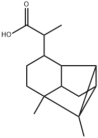 Octahydro-α,1,7a-trimethyl-1,2,4-metheno-1H-indene-5-acetic acid 结构式