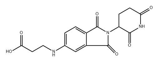 沙利度胺-5-氨基-丙酸 结构式