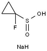 1-氟环丙烷-1-磺酸盐(钠) 结构式