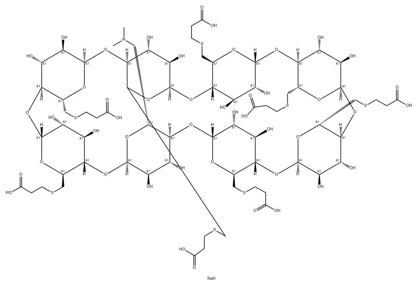 舒更葡糖钠杂质01 结构式