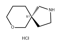 7-Oxa-2-azaspiro[4.5]decane, hydrochloride (1:1), (5S)- 结构式