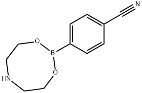 4-(1,3,6,2-Dioxazaborocan-2-yl)benzonitrile 结构式