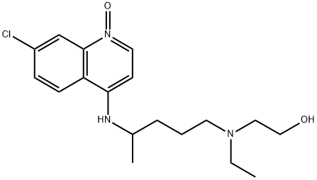Ethanol, 2-[[4-[(7-chloro-1-oxido-4-quinolinyl)amino]pentyl]ethylamino]- 结构式