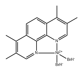 3,4,7,8-四甲基-1,10-菲罗啉二溴化镍 结构式