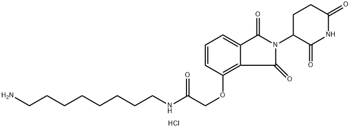 萨力多胺-O-酰胺-C8-氨基盐酸盐 结构式