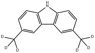 3,6-Di(methyl-d3)-9H-carbazole 结构式