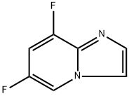 6,8-difluoro-imidazo[1,2-a]pyridine 结构式