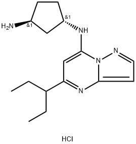 KB-0742 dihydrochloride 结构式