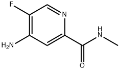 4-氨基-5-氟-N-甲基吡啶酰胺 结构式