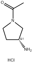 Ethanone, 1-[(3R)-3-amino-1-pyrrolidinyl]-, hydrochloride (1:2) 结构式