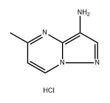 5-甲基吡唑并[1,5-A]嘧啶-3-胺盐酸盐 结构式