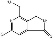 4-(氨基甲基)-6-氯-2,3-二氢-1H-吡咯并[3,4-C]吡啶-1-酮 结构式