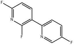 2',5,6'-Trifluoro-2,3'-bipyridine 结构式