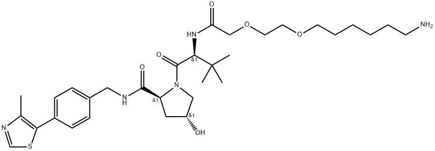 (S,R,S)-AHPC-2-2-6-氨基 结构式