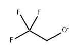 Ethanol, 2,2,2-trifluoro-, ion(1-) 结构式