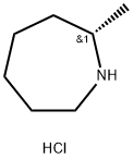 (2S)-2-甲基氮杂环庚烷盐酸盐 结构式