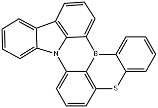 5-噻-8B-氮杂-15B-硼苯并[A]萘并[1,2,3-HI]亚蒽 结构式