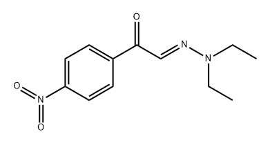 α-(Diethylhydrazono)-4'-nitroacetophenone 结构式