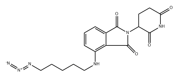 泊马多胺-碳五-叠氮 结构式