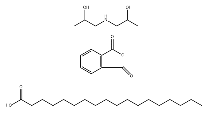 1,1'-亚氨二(2-丙醇)双硬脂酸酯与 1,3-异苯并呋喃二酮的聚合物 结构式