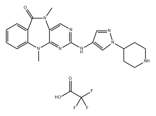 化合物XMD-17-51 TRIFLUOROACETATE 结构式