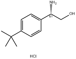 Benzeneethanol, β-amino-4-(1,1-dimethylethyl)-, hydrochloride (1:1), (βS)- 结构式