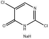 4(3H)-嘧啶酮,2,5-二氯-,钠盐 (1:1) 结构式