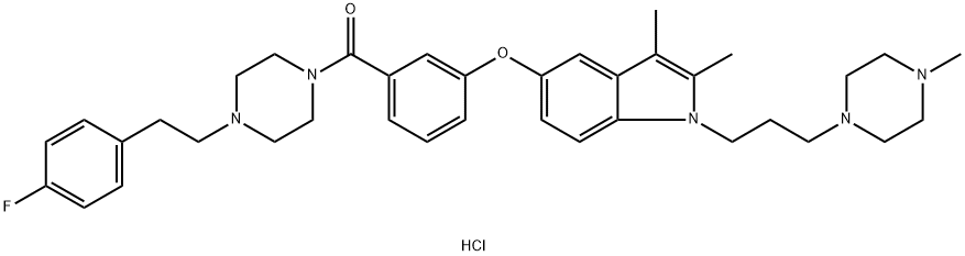 化合物 ATM-3507 TRIHYDROCHLORIDE 结构式