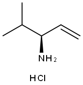 (S)-4-methylpent-1-en-3-amine HCl 结构式