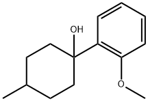 1-(2-methoxyphenyl)-4-methylcyclohexanol 结构式