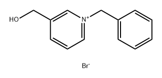 1-苄基-3-(羟甲基)吡啶-1-溴化物 结构式