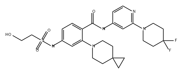 BENZAMIDE, 2-(6-AZASPIRO[2.5]OCT-6-YL)-N-[2-(4,4-DIFLUORO-1-PIPERIDINYL)-4-PYRIDINYL 结构式