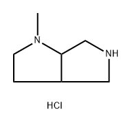 1-Methyloctahydropyrrolo[3,4-b]pyrrole hydrochloride 结构式