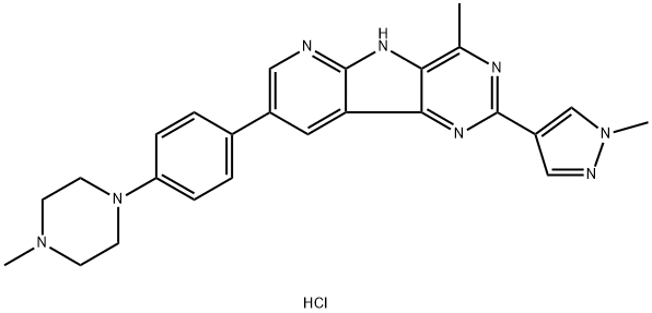 GNE 220 Hydrochloride 结构式