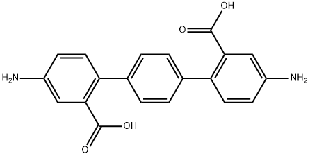 4,4''-二氨基-[1,1':4',1''-三联苯]-2,2''-二羧酸 结构式