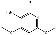 2-氯-4,6-二甲氧基吡啶-3-胺 结构式